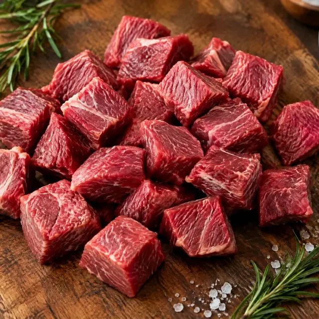 Agristead Diced beef Cubes (FROZEN)